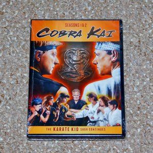 Cobra Kai - Seasons 1 & 2 DVD 2020 Brand New William Zabka Karate Kid